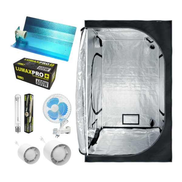 kit indoor 150x150x200 basico HPS 600w magnetico