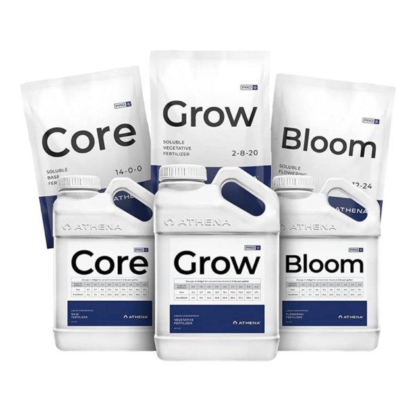 Athena Pro Line Mix Kit (3 Sobres de 0,9 Kilos Grow+Core+Bloom)